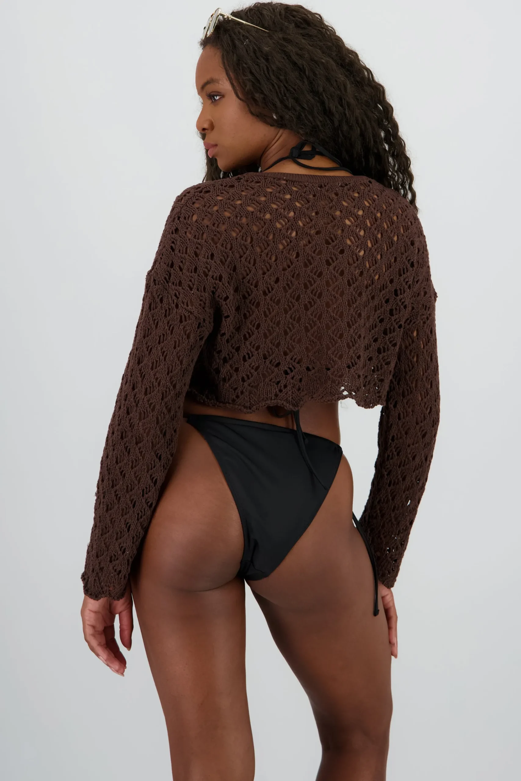 Shasa Long Sleeve Knit Blouse