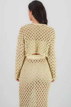 Shasa Long Sleeve Knit Blouse