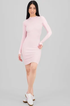 Shasa Long Sleeve knit midi dress