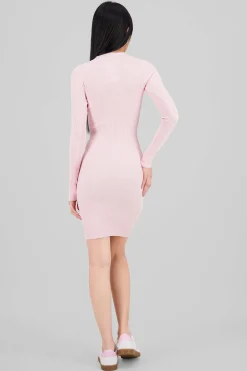 Shasa Long Sleeve knit midi dress