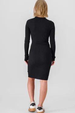 Shasa Long Sleeve knit midi dress