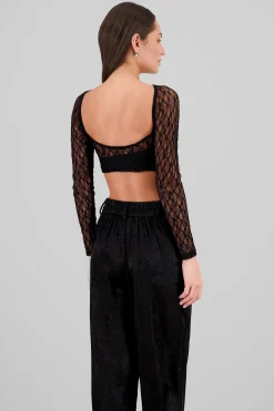 Shasa Long Sleeve Lace Top