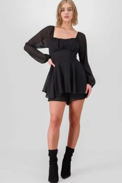 Shasa Long Sleeve Mini Dress