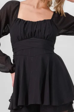 Shasa Long Sleeve Mini Dress