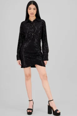 Shasa Long Sleeve Mini Dress