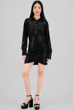 Shasa Long Sleeve Mini Dress