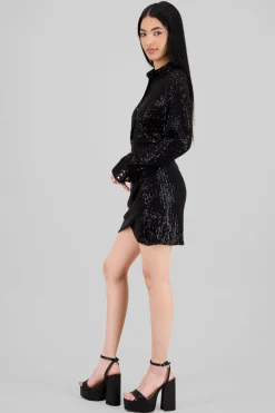 Shasa Long Sleeve Mini Dress