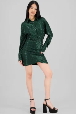Shasa Long Sleeve Mini Dress