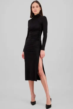 Shasa Long Sleeve Open Back Dress
