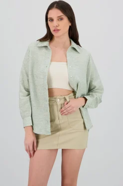 Shasa Long Sleeve Oversize Shirt