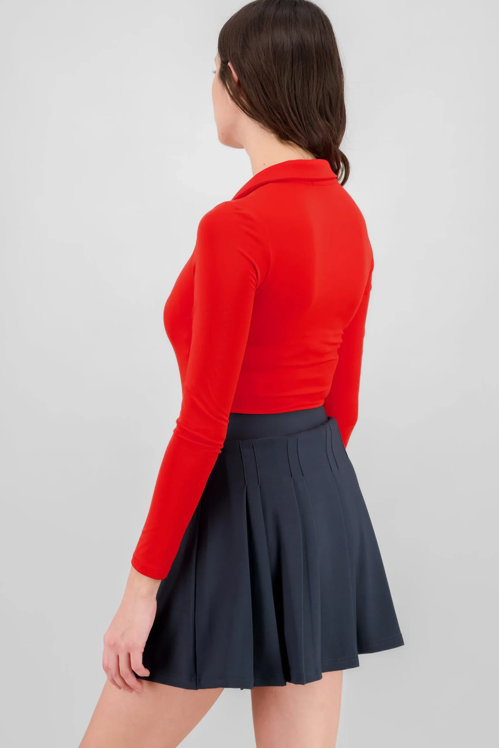 Shasa Long Sleeve Polo Neck Bodysuit