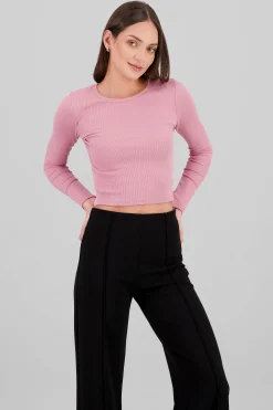 Shasa Long Sleeve Ribbed Top