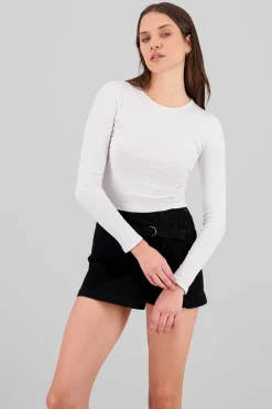 Shasa Long Sleeve Ribbed Top