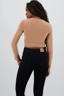 Shasa Long Sleeve Round Neck Top
