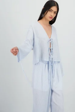 Shasa Long Sleeve Shirt with Bows