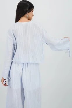 Shasa Long Sleeve Shirt with Bows