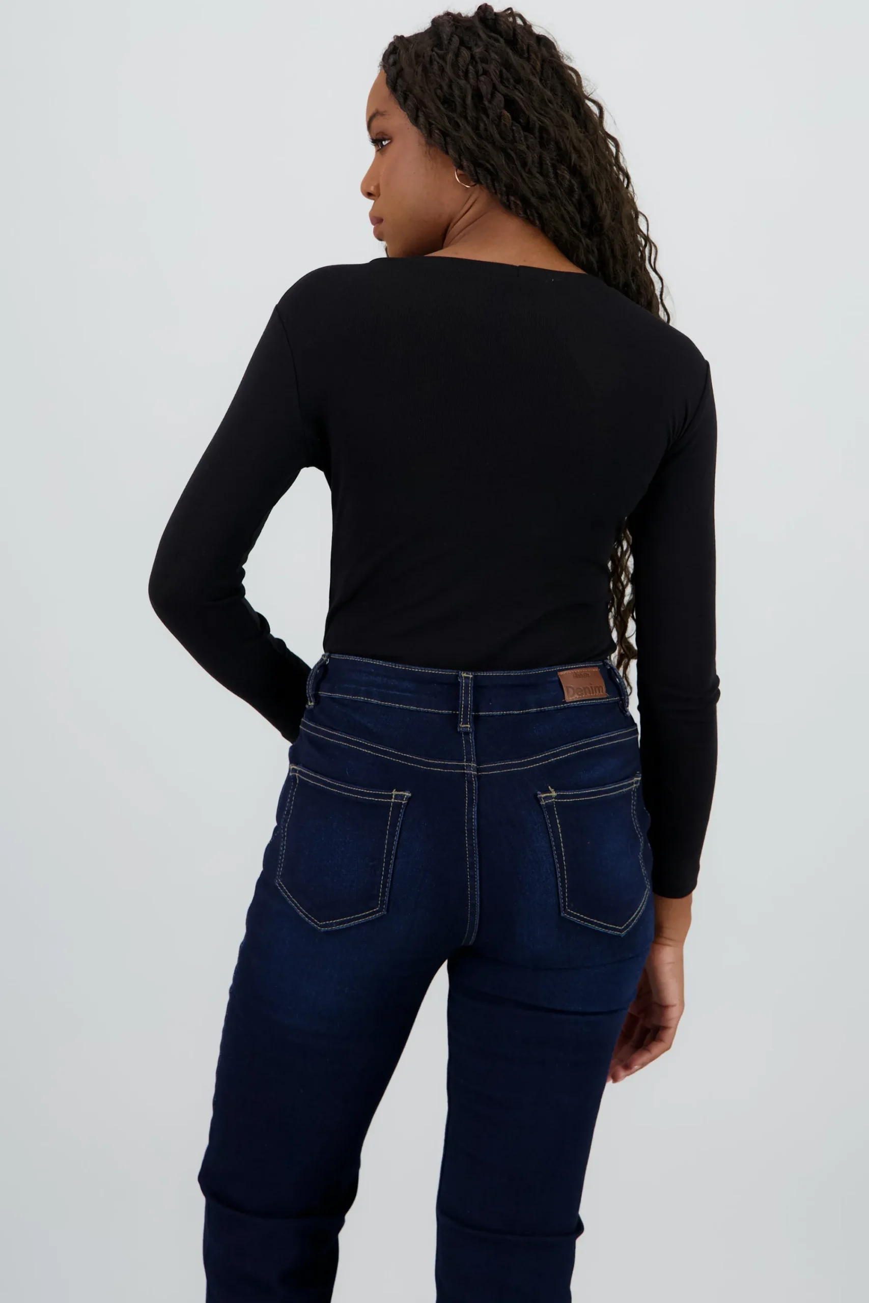 Shasa Long Sleeve Solid Bodysuit