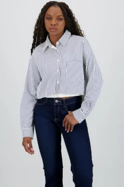 Shasa Long Sleeve Striped Shirt