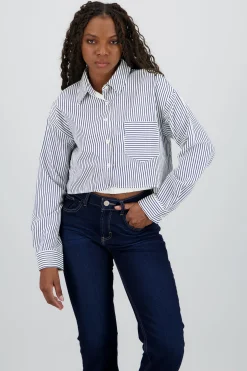 Shasa Long Sleeve Striped Shirt