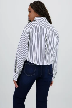 Shasa Long Sleeve Striped Shirt