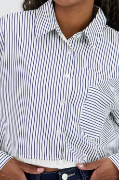 Shasa Long Sleeve Striped Shirt