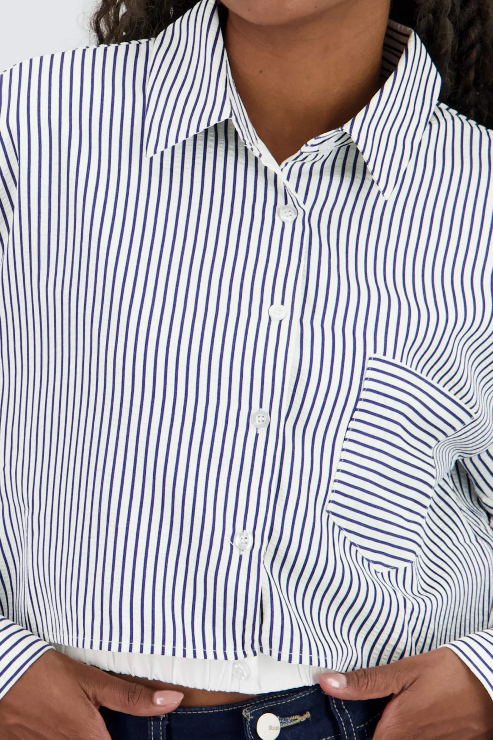 Shasa Long Sleeve Striped Shirt
