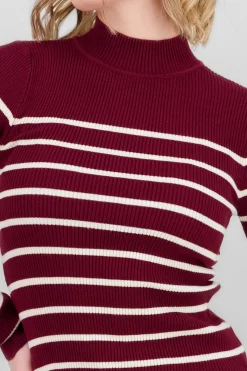 Shasa Long Sleeve Striped Sweater