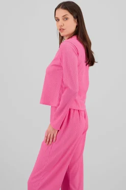 Shasa Long Sleeve Textured Shirt