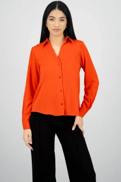 Shasa Long Sleeve Textured Solid Shirt