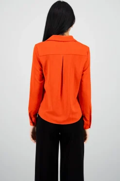 Shasa Long Sleeve Textured Solid Shirt