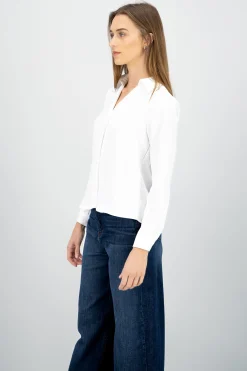 Shasa Long Sleeve Textured Solid Shirt