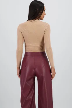 Shasa Long sleeved rhinestone top