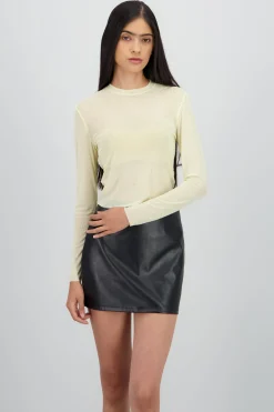 Shasa Long sleeved rhinestone top