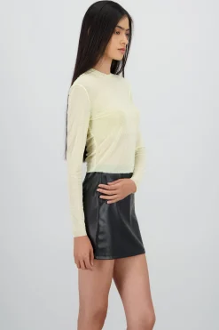 Shasa Long sleeved rhinestone top