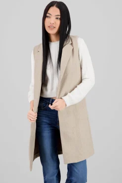 Shasa Long Solid Vest