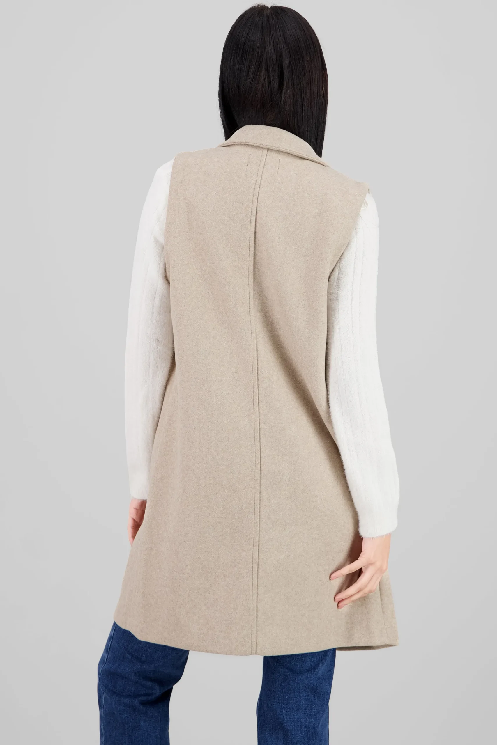 Shasa Long Solid Vest