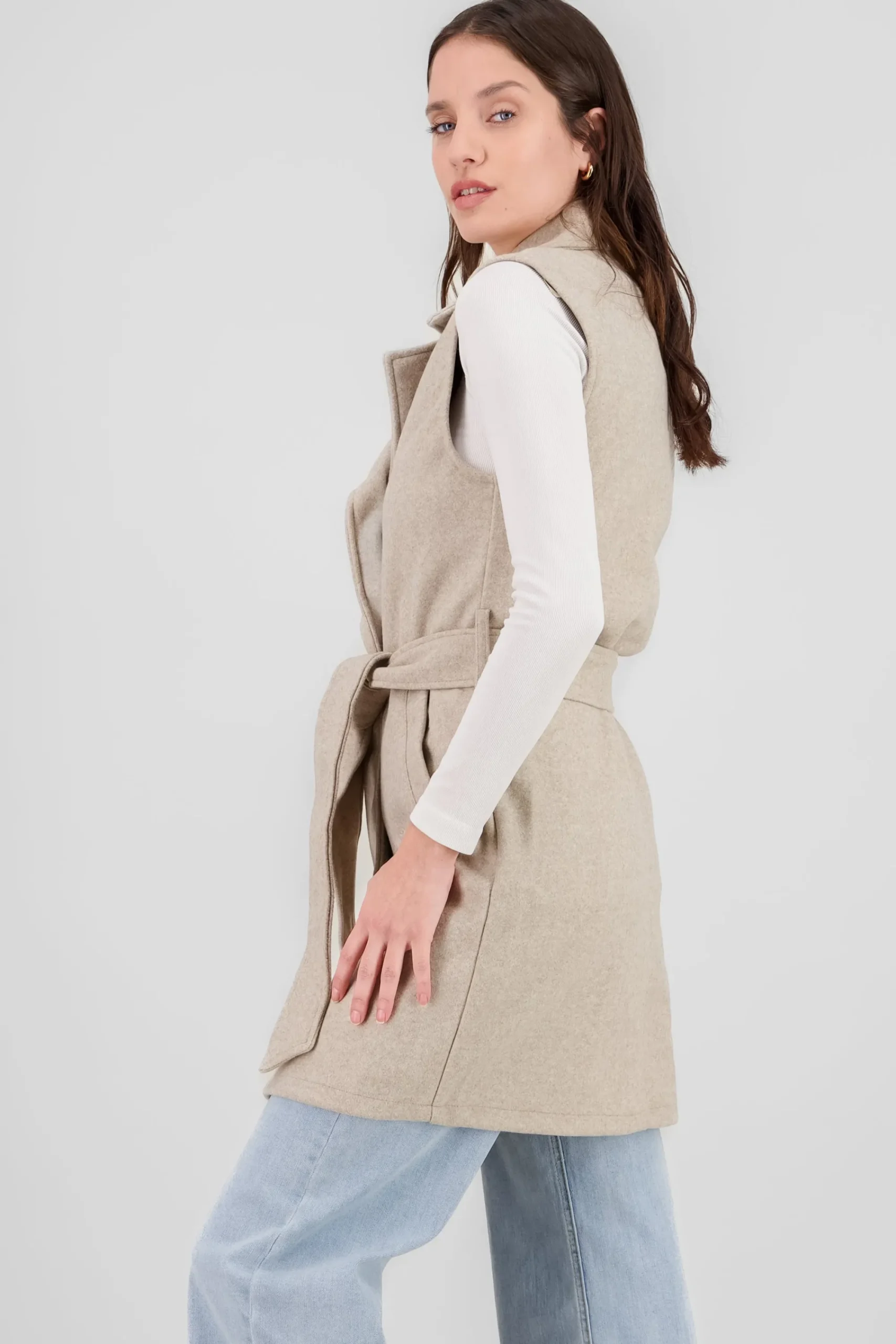 Shasa Long Solid Vest