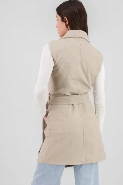 Shasa Long Solid Vest