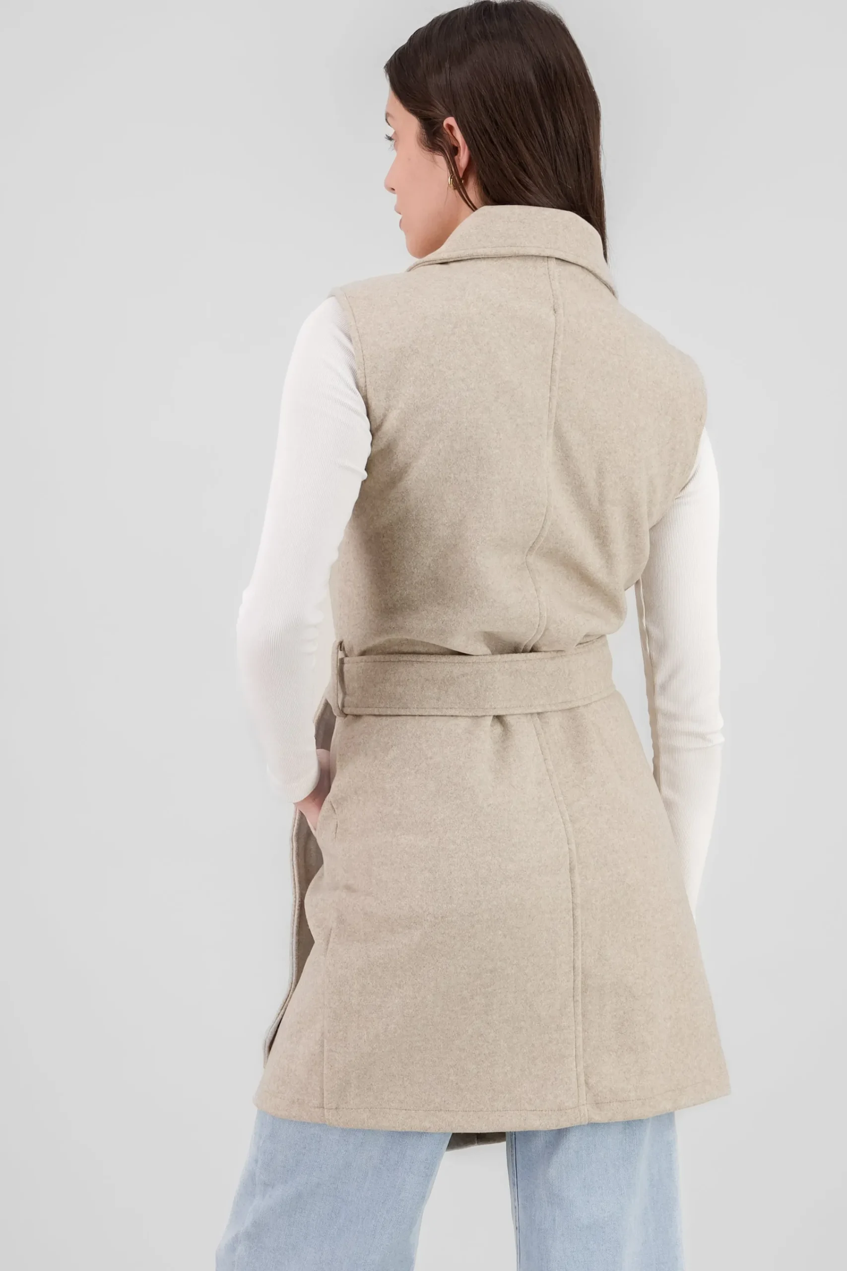 Shasa Long Solid Vest