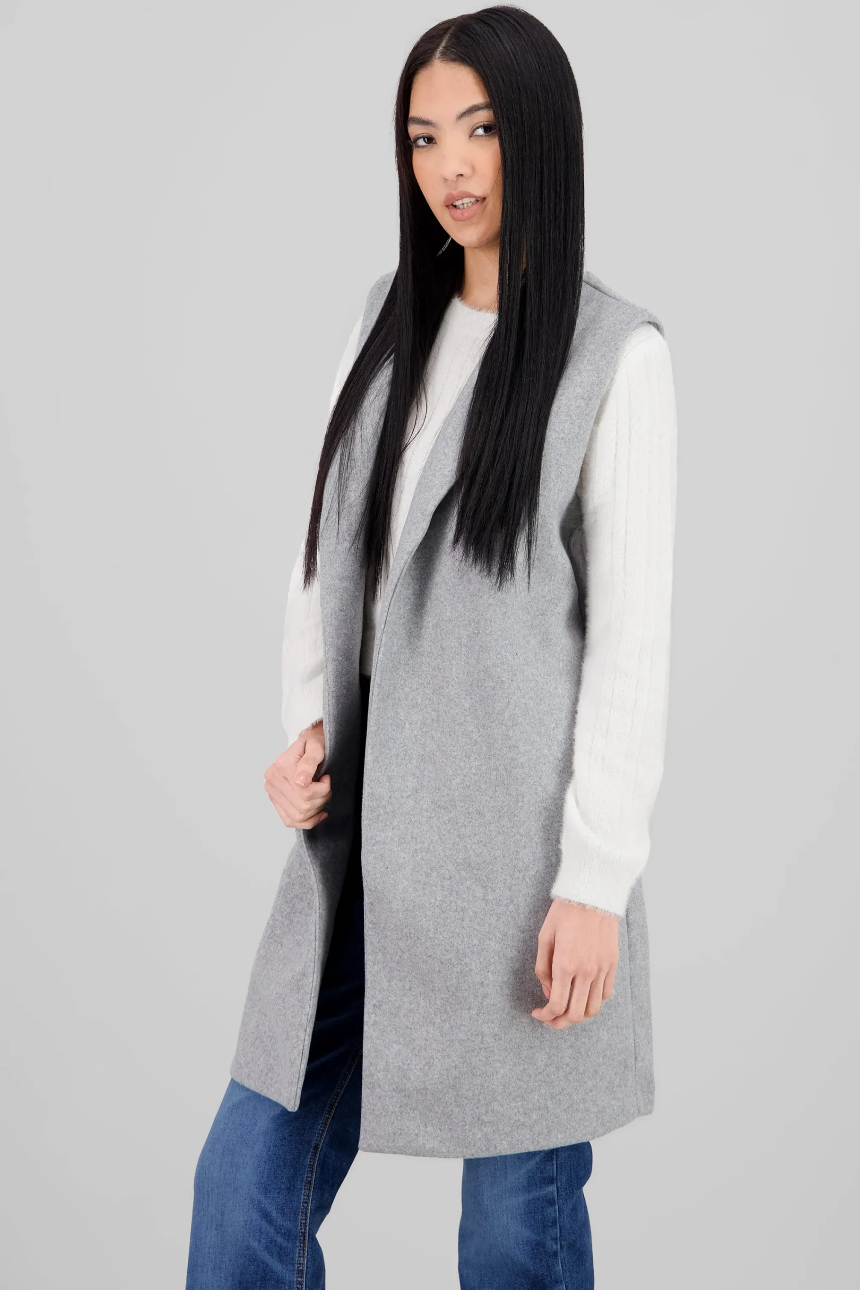 Shasa Long Solid Vest