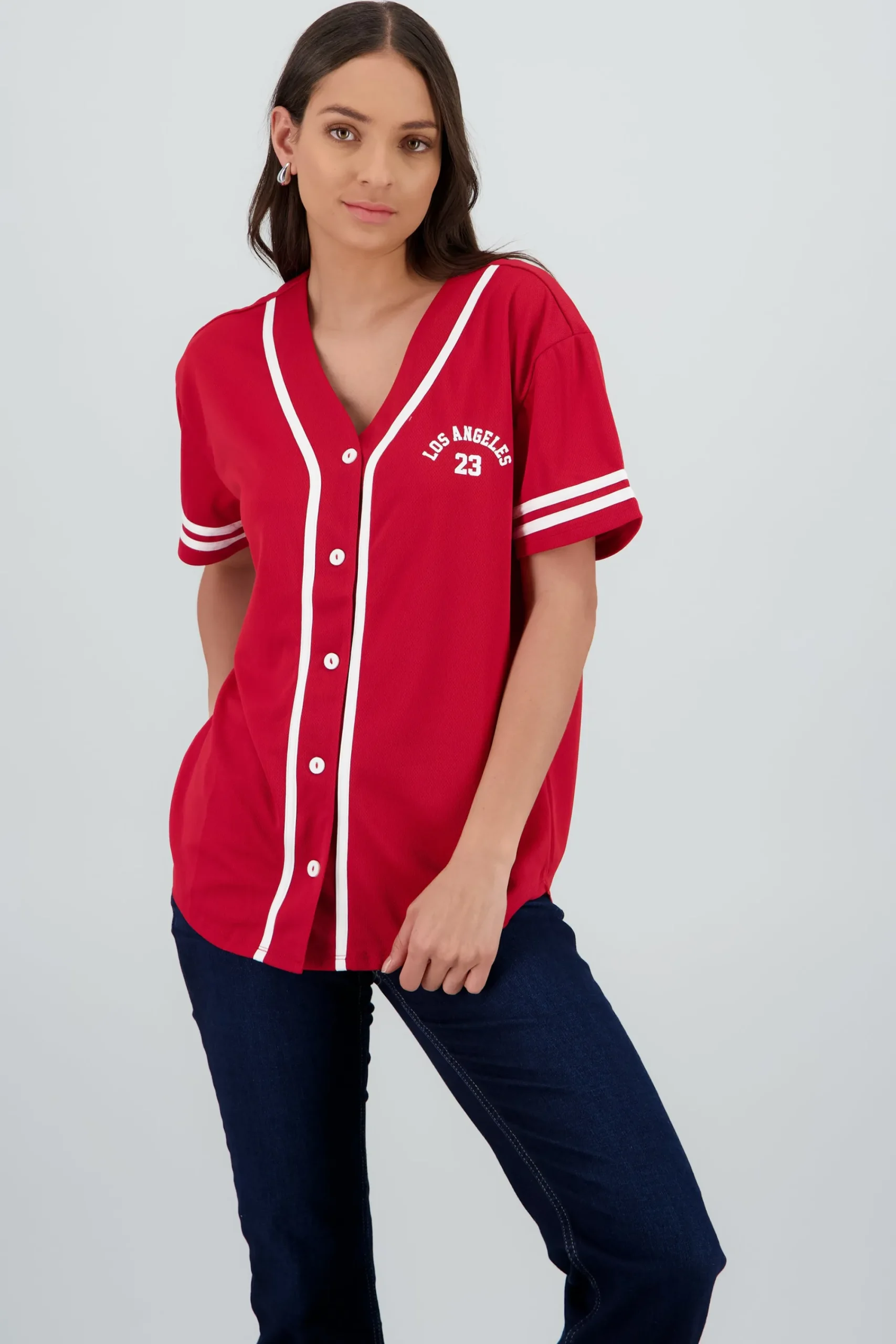 Shasa Los Angeles Contrast Jersey Tee