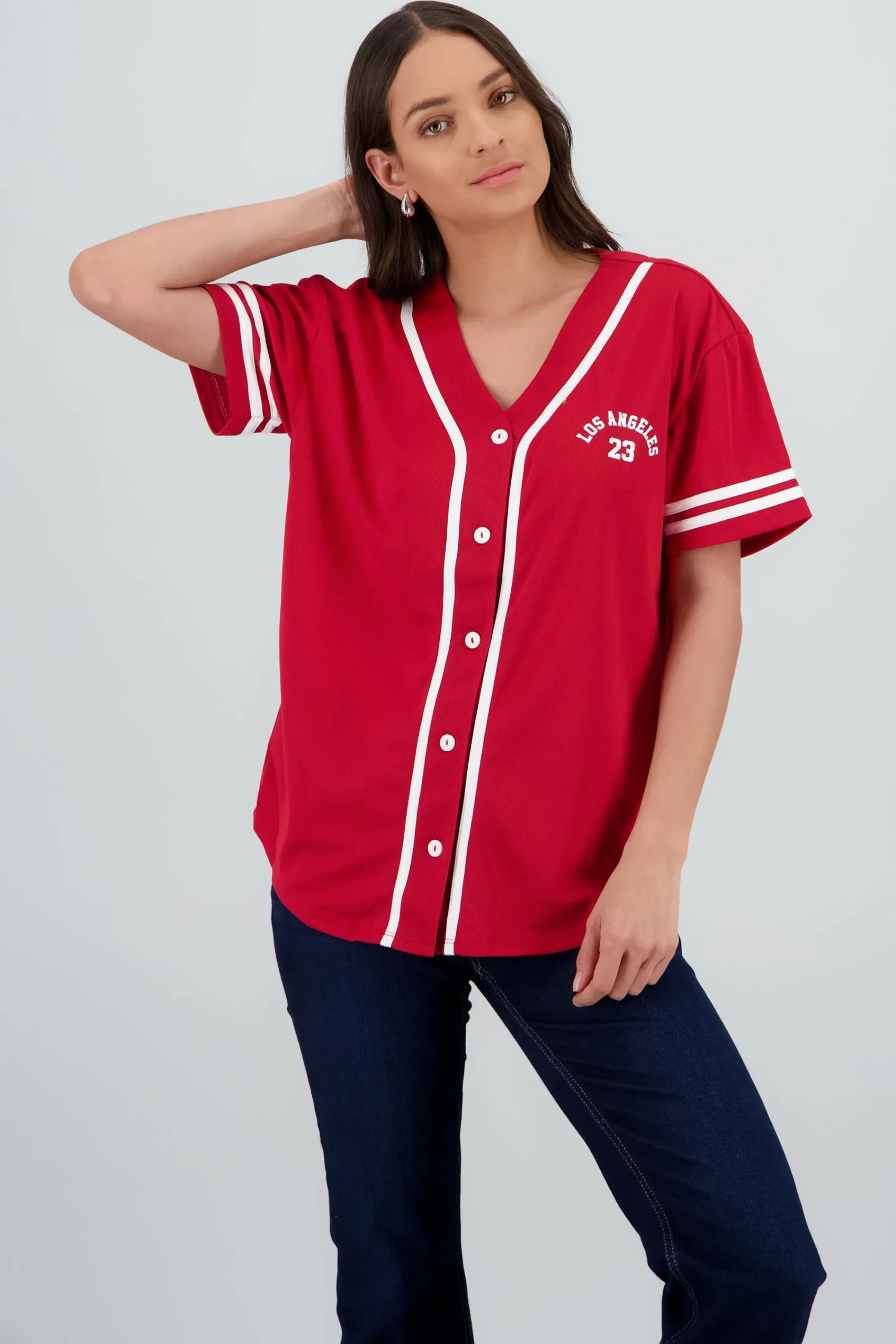 Shasa Los Angeles Contrast Jersey Tee