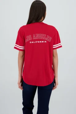 Shasa Los Angeles Contrast Jersey Tee