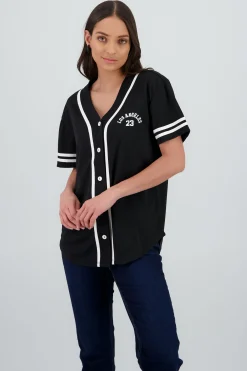 Shasa Los Angeles Contrast Jersey Tee