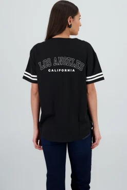 Shasa Los Angeles Contrast Jersey Tee