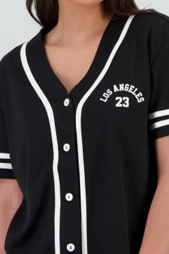 Shasa Los Angeles Contrast Jersey Tee
