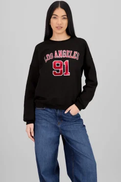 Shasa Los Angeles Foil Crew Neck Sweatshirt