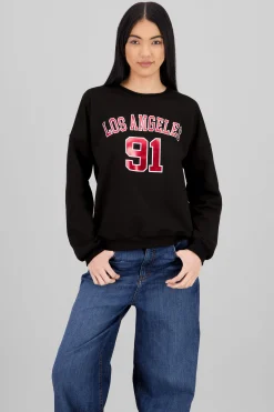 Shasa Los Angeles Foil Crew Neck Sweatshirt