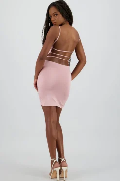 Shasa Low Back Mini Dress