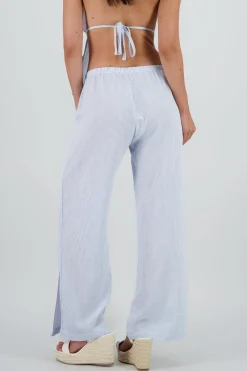 Shasa Low Rise Lightweight Striped Pants